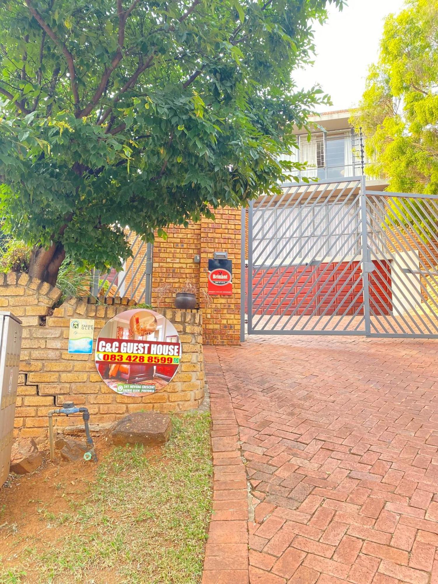 C And C Guest House/ Bed And Breakfast Pretoria Exterior foto